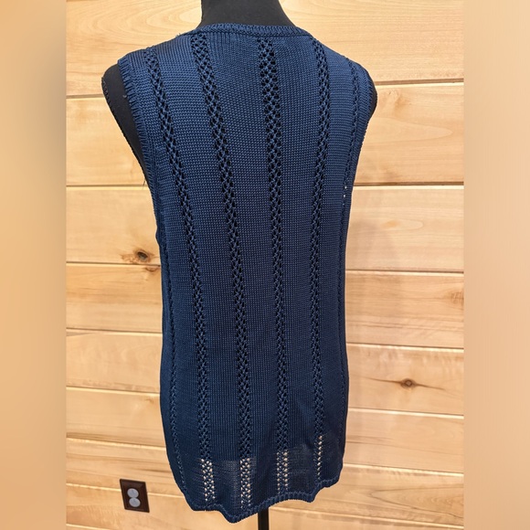 Karen Kane Lifestyle Sleeveless Knit Top + Matching Knit Cardigan, size Large - Picture 7 of 9